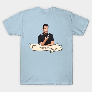 Schitt's Creek David: I Like the Wine, not the Label T-Shirt